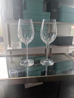 NIB Waterford Lismore Essence Goblet Set Of 2