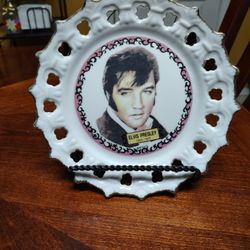 Commemorative Elvis Decorative Plate/ Plaque 