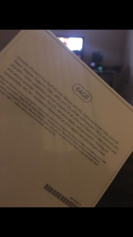 New iPhone 6 Plus T-Mobile