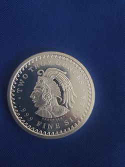 2 oz Silver aztec calendar