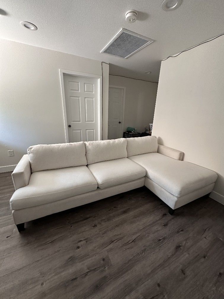White Sectional Couch
