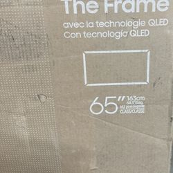 SAMSUNG 65-Inch Class QLED 4K LS03D The Frame Series Quantum HDR Smart TV w/ Dolby Atmos, Art Mode, Anti-Reflection, Customizable Frame, Slim Fit Wall