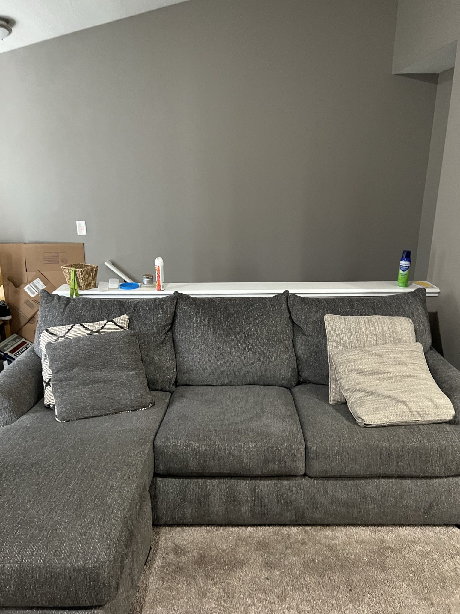 Grey Couch( L Shaped) 