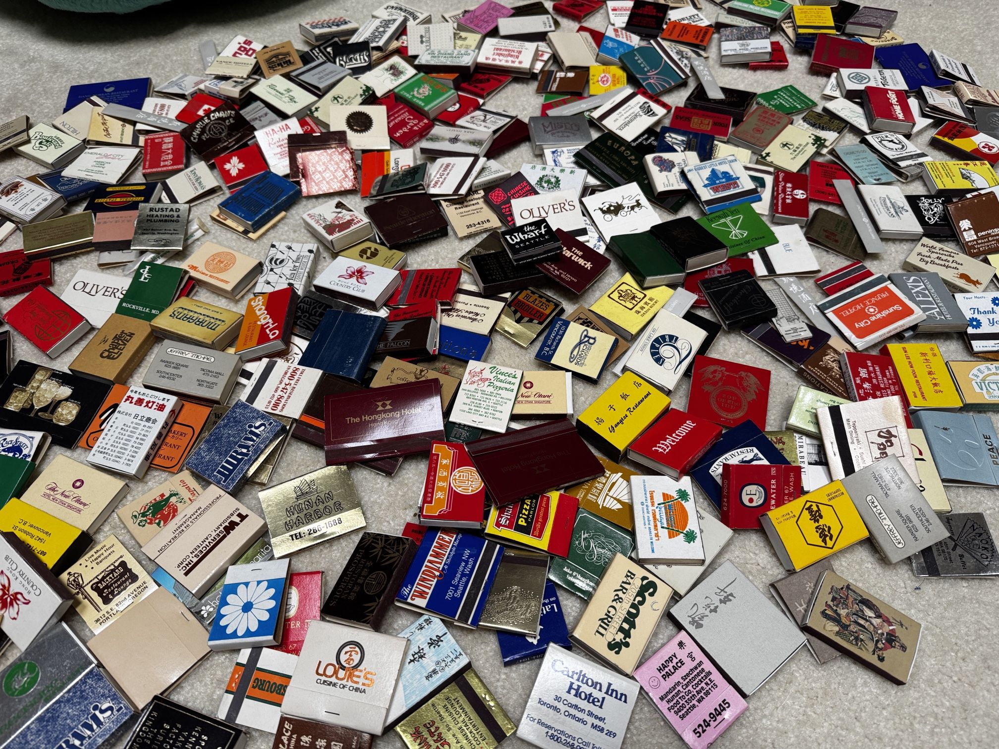 Match Book Collection And Boxes