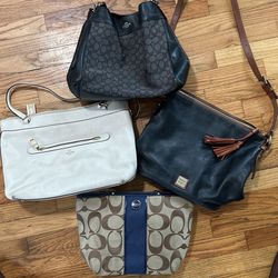 Coach And Doonie Burke Designer Bags For Sale Fairly Cheap!