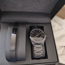 Armani Exchange Watch and Bracelet 