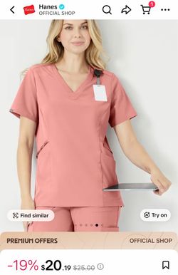 Hanes Women's Scrub Top