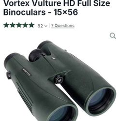 Vortex Volture HD 15x56 Binoculars With New Case