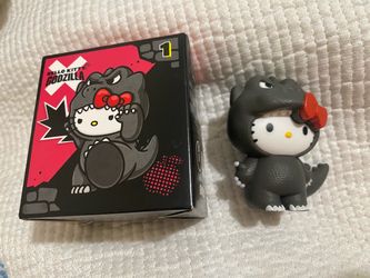 Hello Kitty Godzilla McDonalds happy meal toy figure #1