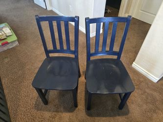 Chairs  - Blue - Land Of Nod (2 chairs)