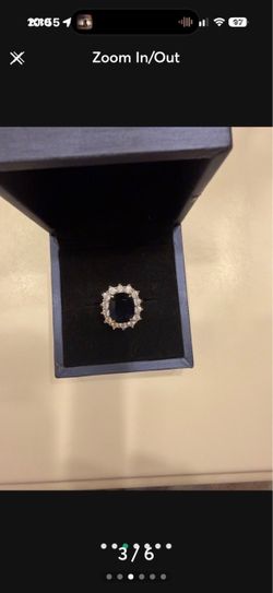 SAYABLING cushion Cut Royal Blue Sapphire Ring