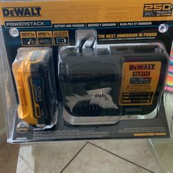 Dewalt Power stack Battery And Charger