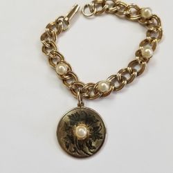 Gold Plated Charm Bracelet 