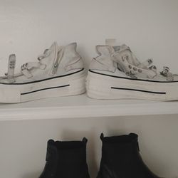 White High Top Sneakers
