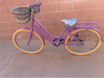 BCA charleston purple womens beach cruiser 26in like new