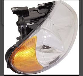 ADCARLIGHTS Headlight Assembly Pair For 2001-2007 Dodge Caravan & Chrysler Town & Country – Chrome Housing