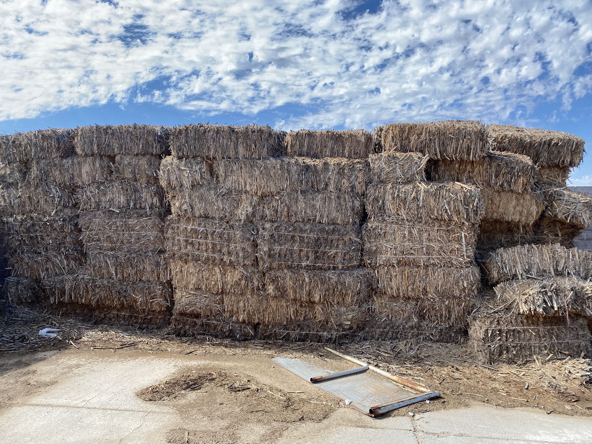 Corn Stocks,Bales , Fall Decoration