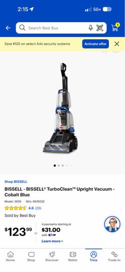 BISSELL® TurboClean™ Upright Vacuum - Cobalt