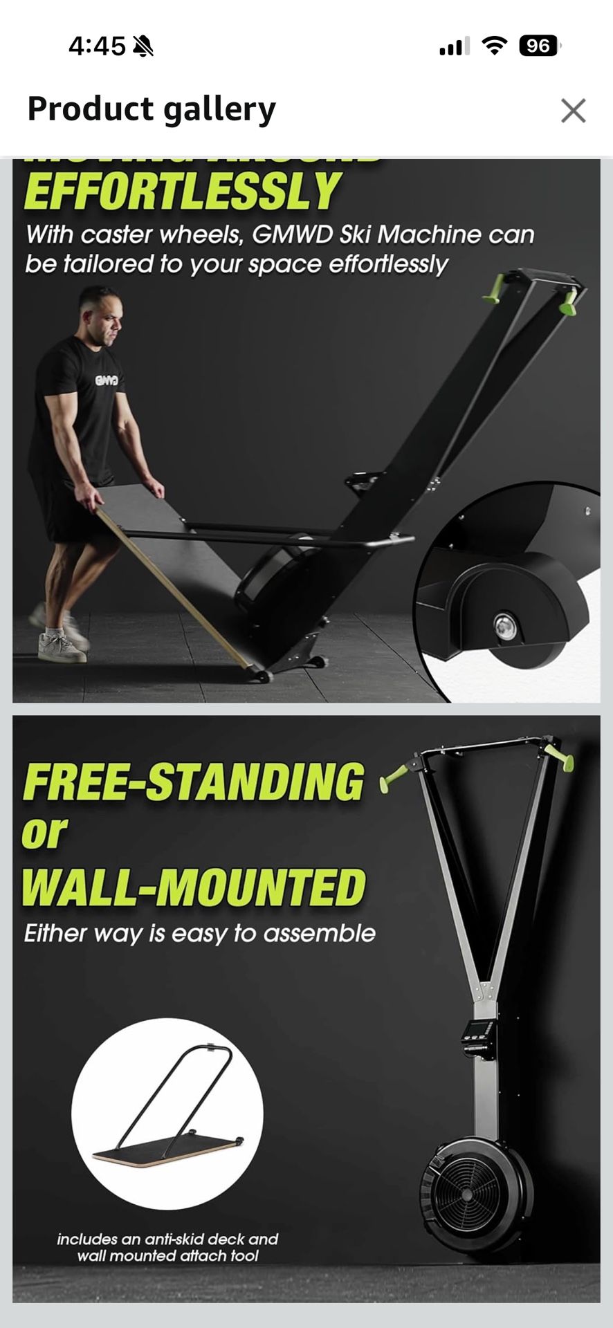 thumbnail image 2 of WOLFMATE Ski Exercise Machine Indoor Exercise Machine Ski 2 of 9