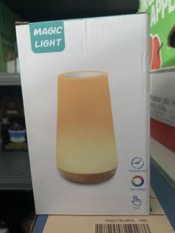 Magic light with sensing area rechargeable