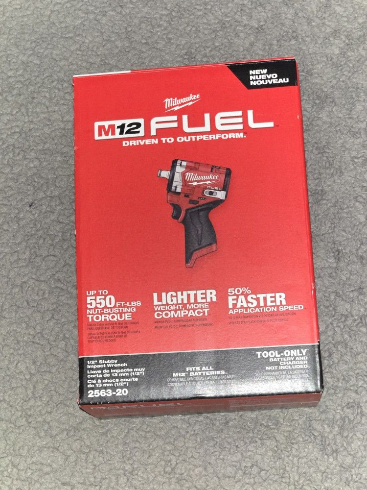 Price Firm 1/2 Milwaukee Stubby M12 Impact Wrench Fuel
