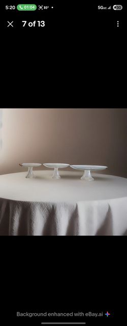 Cake stand 3 tier can be used all three in one or separately