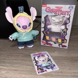 100% Authentic Miniso Disney Stitch Gen Z Street Box Plush Pendant - Funky