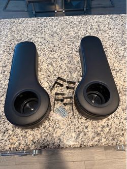 Golf cart Seat Armrests with Cup Holders – Pair
