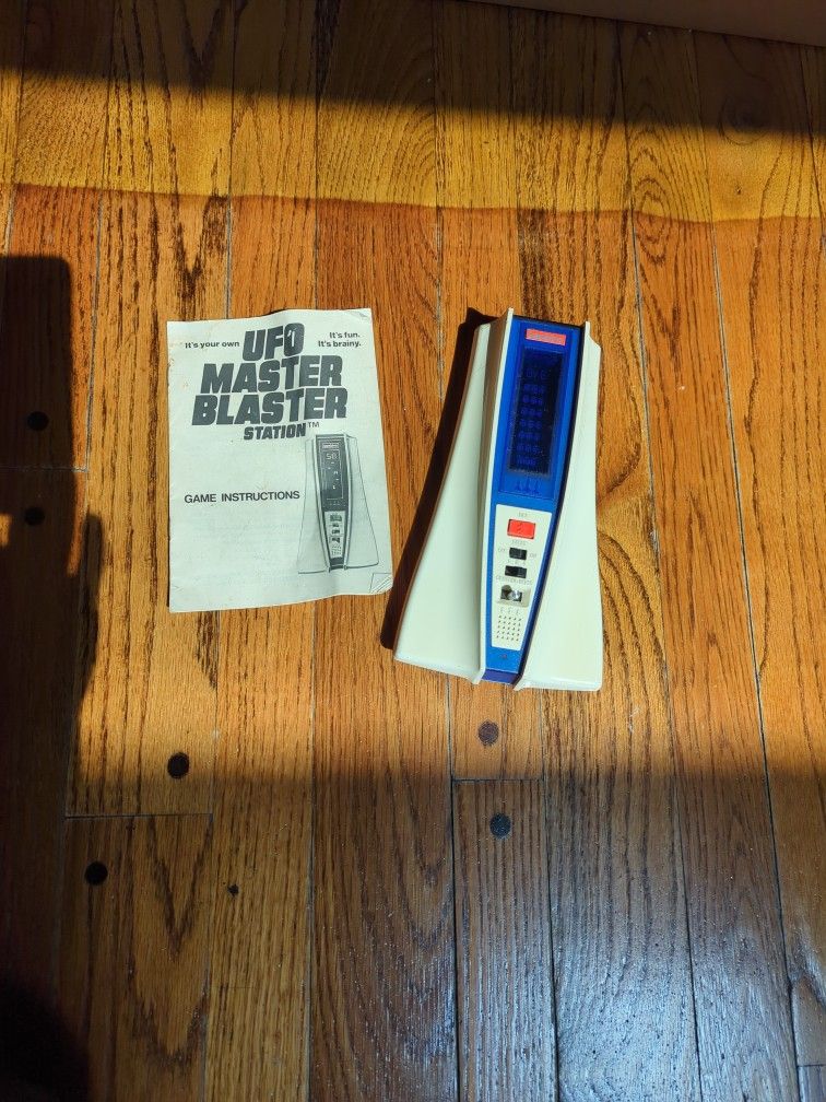 Vintage Bambino UFO Master Blaster Handheld Game