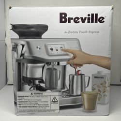 Breville Barista Touch Impress Espresso Machine Brushed Stainless Steel