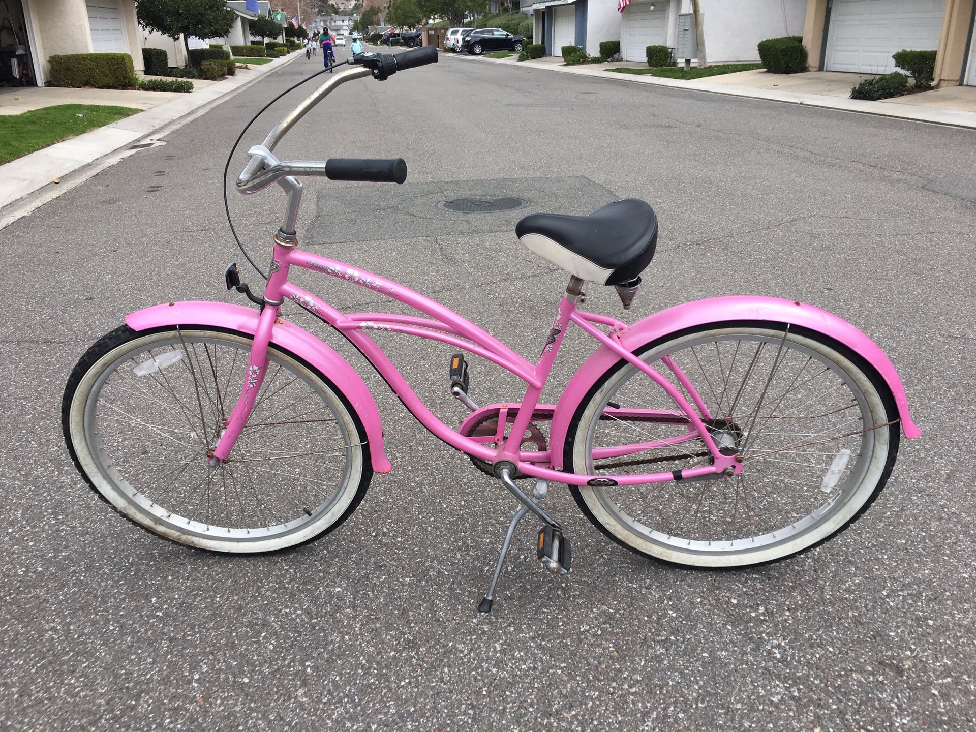 Pink Electra Beach Cruiser Bicycle