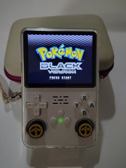R36S Gaming Emulator White / White Buttons