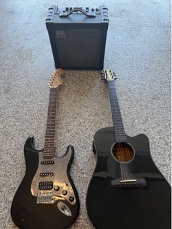 2 Guitars and a Amp
