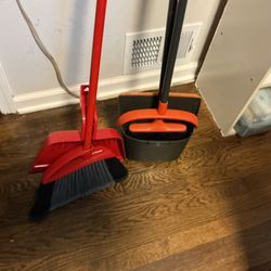 Two Sets Of Brooms To Clean The House ( One For $10 Two For $15)