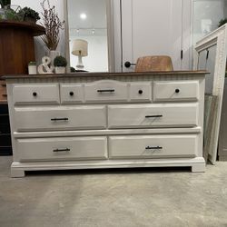 Solid Wood Dresser Beautiful Refinished 