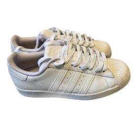 White adidas superstar sneakers men 7