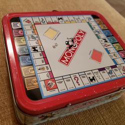 Monopoly Tin Box 1997 Hasbro Vintage Style Lancaster PA

