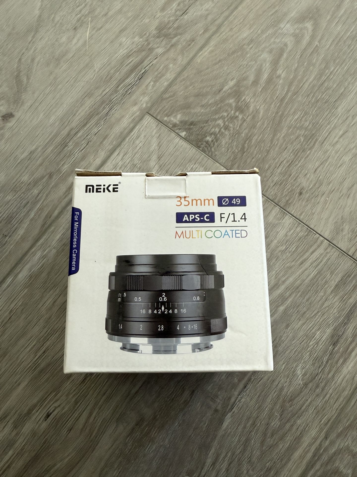 Meike 35mm F1.4 Large Aperture Manual Focus Lens APS-C Compatible with Sony E Mount Mirrorless Cameras