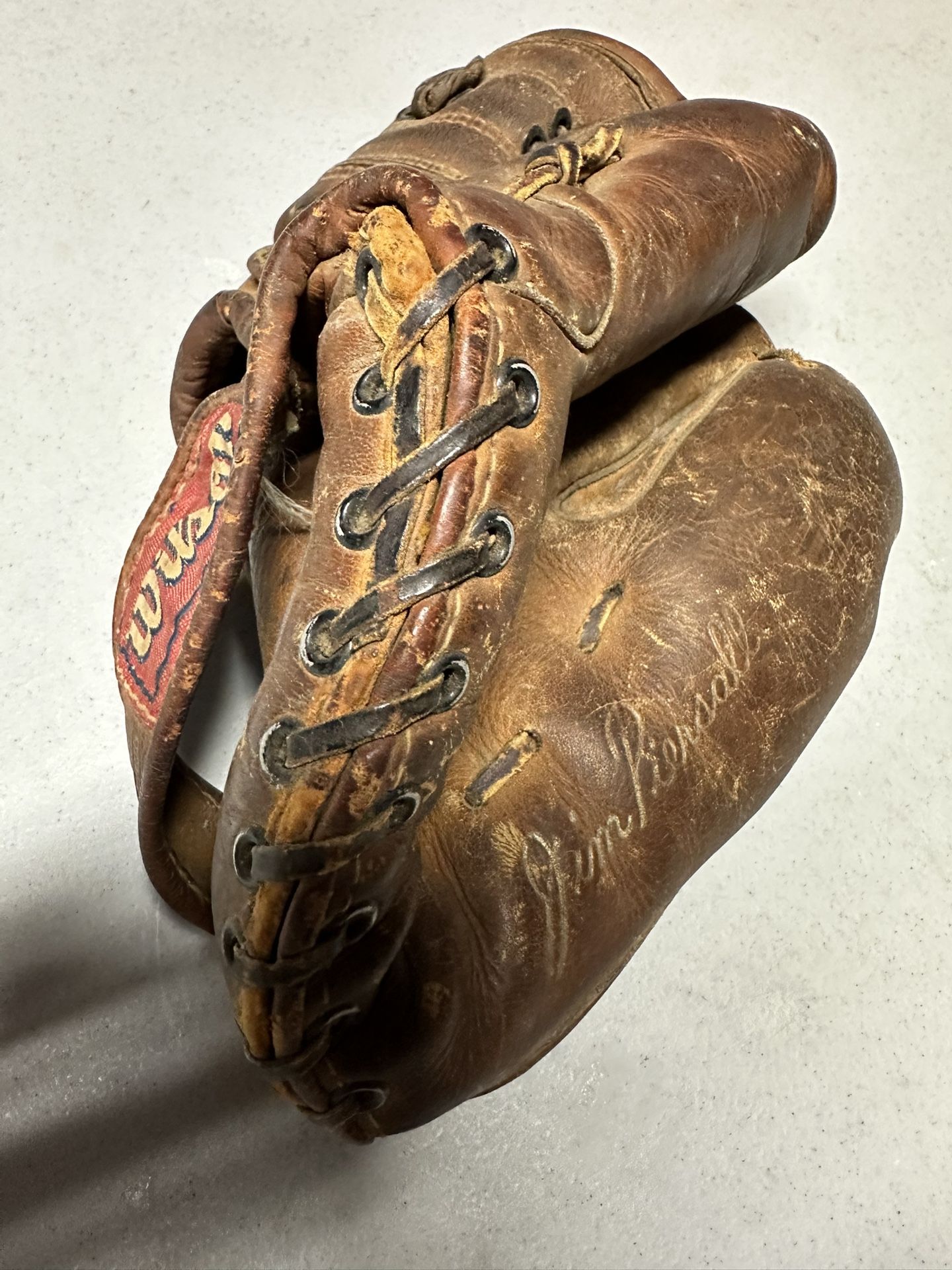 Jim Piersall 1950’s Vintage Glove Boston Red Sox Wilson Model 2110