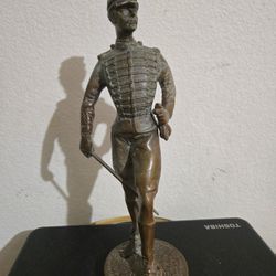 French Military Bronze Sculpture