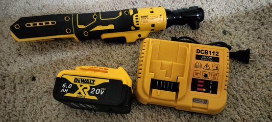 Cordless Ratchet with 6.0Ah Battery and Charger/ see discription