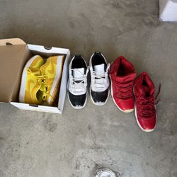 3 Pairs Of Jordan 1 Price - Size 7Y & Size 8