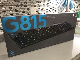 Logitech G815 RGB Mechanical Gaming Keyboard Clicky