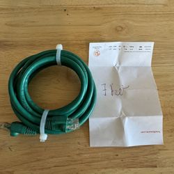 COPARTNER Green Cat6 Ethernet Cable 7 ft