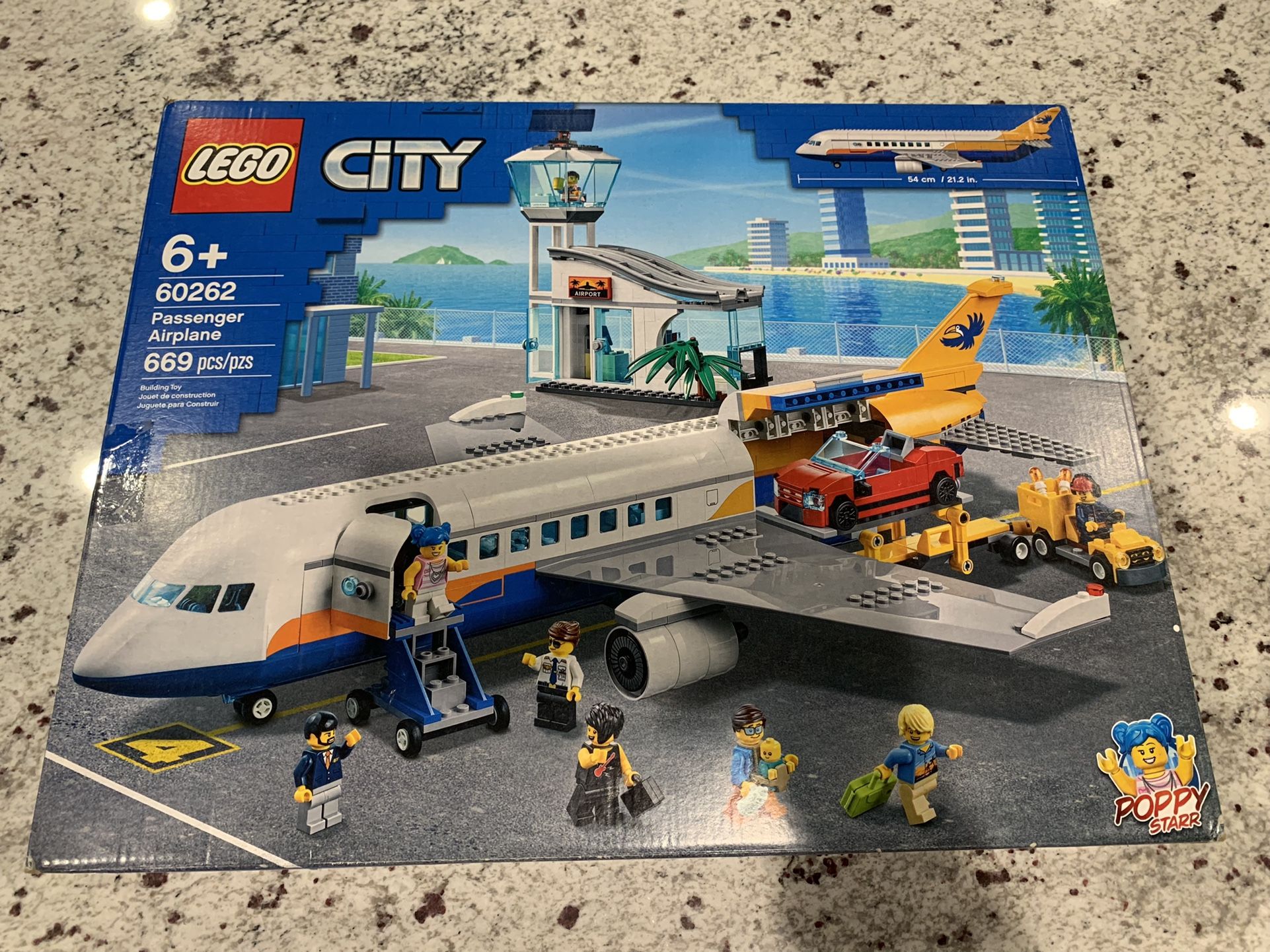 New LEGO 60262 City Passenger Airplane SEALED PACKS