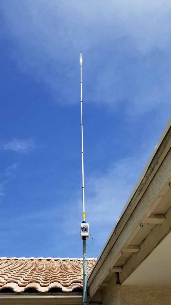 FAT Spectrum Vertical All Band 19' HF/VHF Ham Radio Antenna