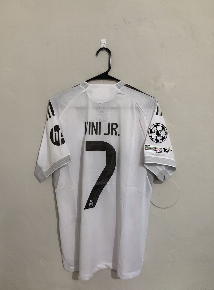 Vini Small Real Madrid 2025-26 Home Vini Jr Jersey (small Medium Large XL 2X) for ...