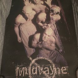 Mudvayne By Scorpio Posters 22" X34" 2001 Big Poster With Upper Left Corner Ripped
