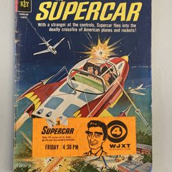 RARE COMIC BOOK-Mike Mercury SUPERCAR No. 4 Gold key