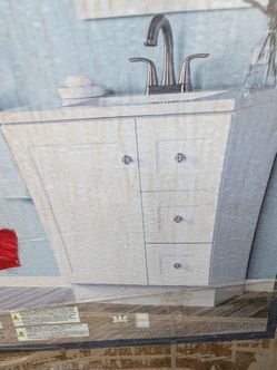 New White Vanity Combo